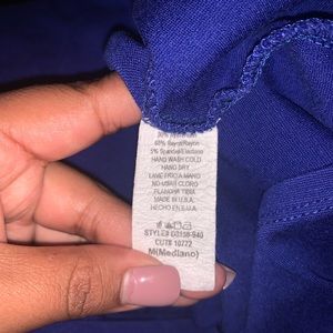 Royal Blue Mini Dress